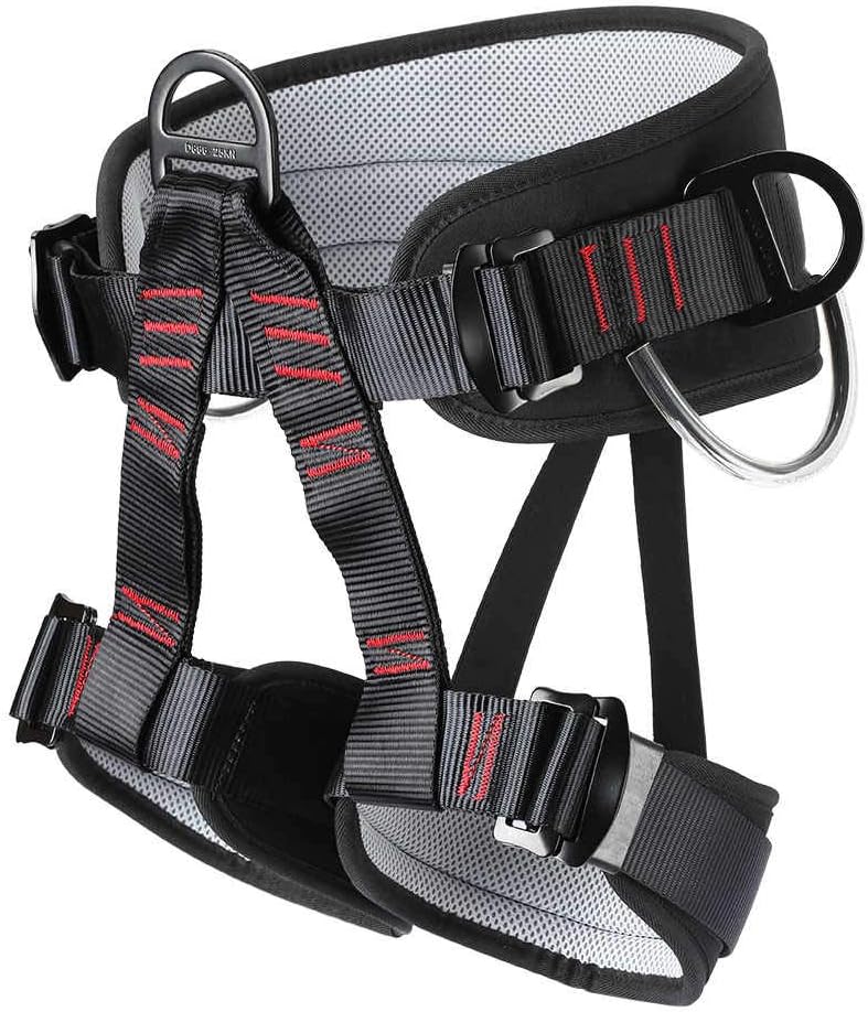 Climbing belts, Thicken Professional Safety Belt for Caving Rock Climbing Fire Rescuing Rappelling Tree and Outdoor Adventure Activities