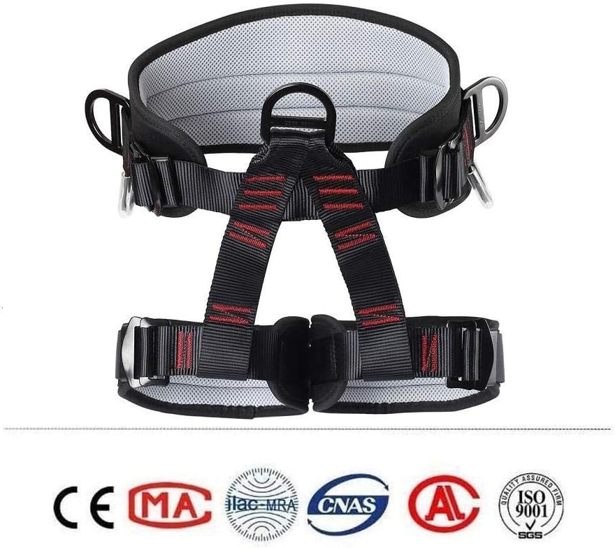 Climbing belts, Thicken Professional Safety Belt for Caving Rock Climbing Fire Rescuing Rappelling Tree and Outdoor Adventure Activities - Image 6